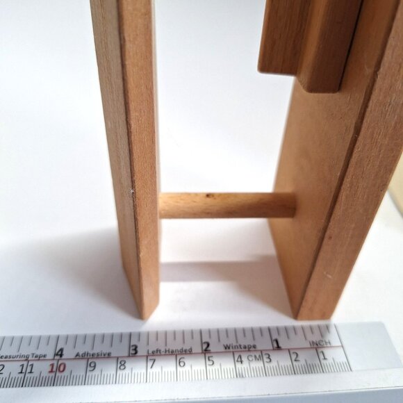 Vintage BRIO Wood Train Station Platform with Bench 8.5" x 3" - Picture 10 of 10